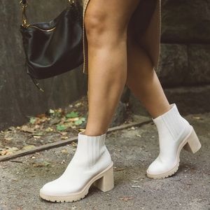 Dolce Vita H2O Caster Boot Ivory Leather